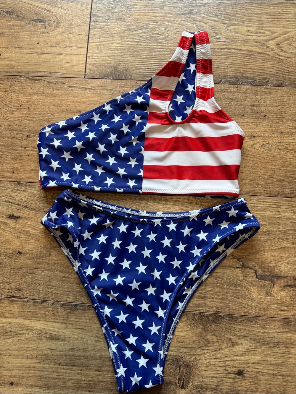 American Flag 4th of July Swim